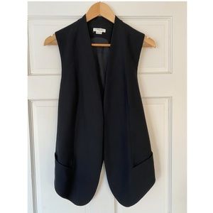 Helmut Lang Asymmetrical Wool Vest, Size M